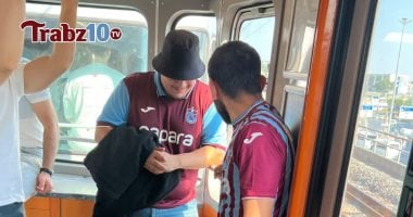 جماهير طرابزون سبور تتوافد على مطار أتاتورك لاستقبال محمد صلاح.. فيديو