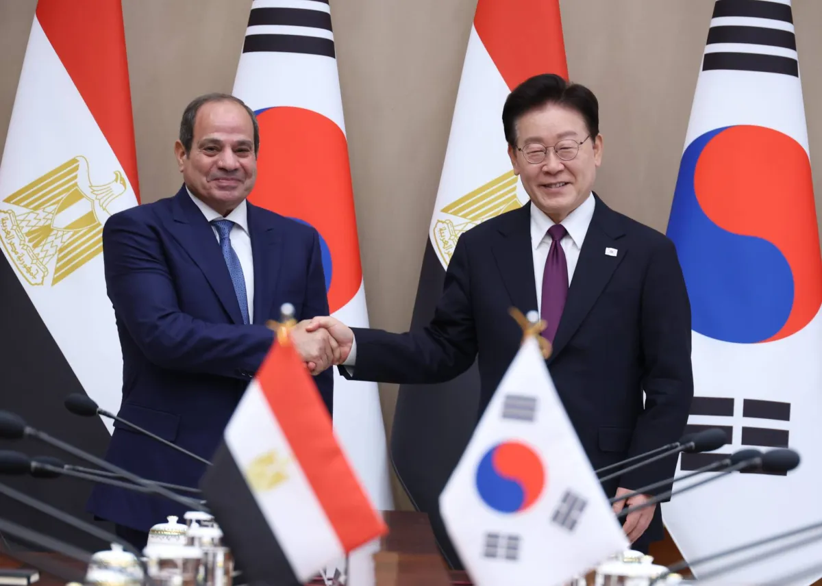 كوريا الجنوبية ومصر ترتقيان بالعلاقات الثنائية لمستوى الشراكة الاستراتيجية 
