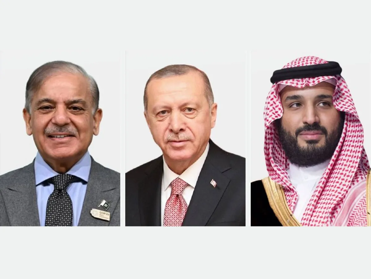 قمة سعودية  تركية  باكستانية في جدة الجمعة